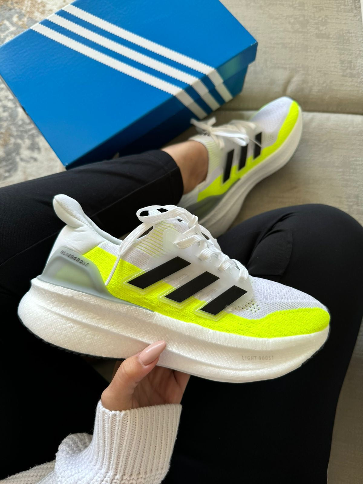 Adidas Ultraboost Blanco Verde New