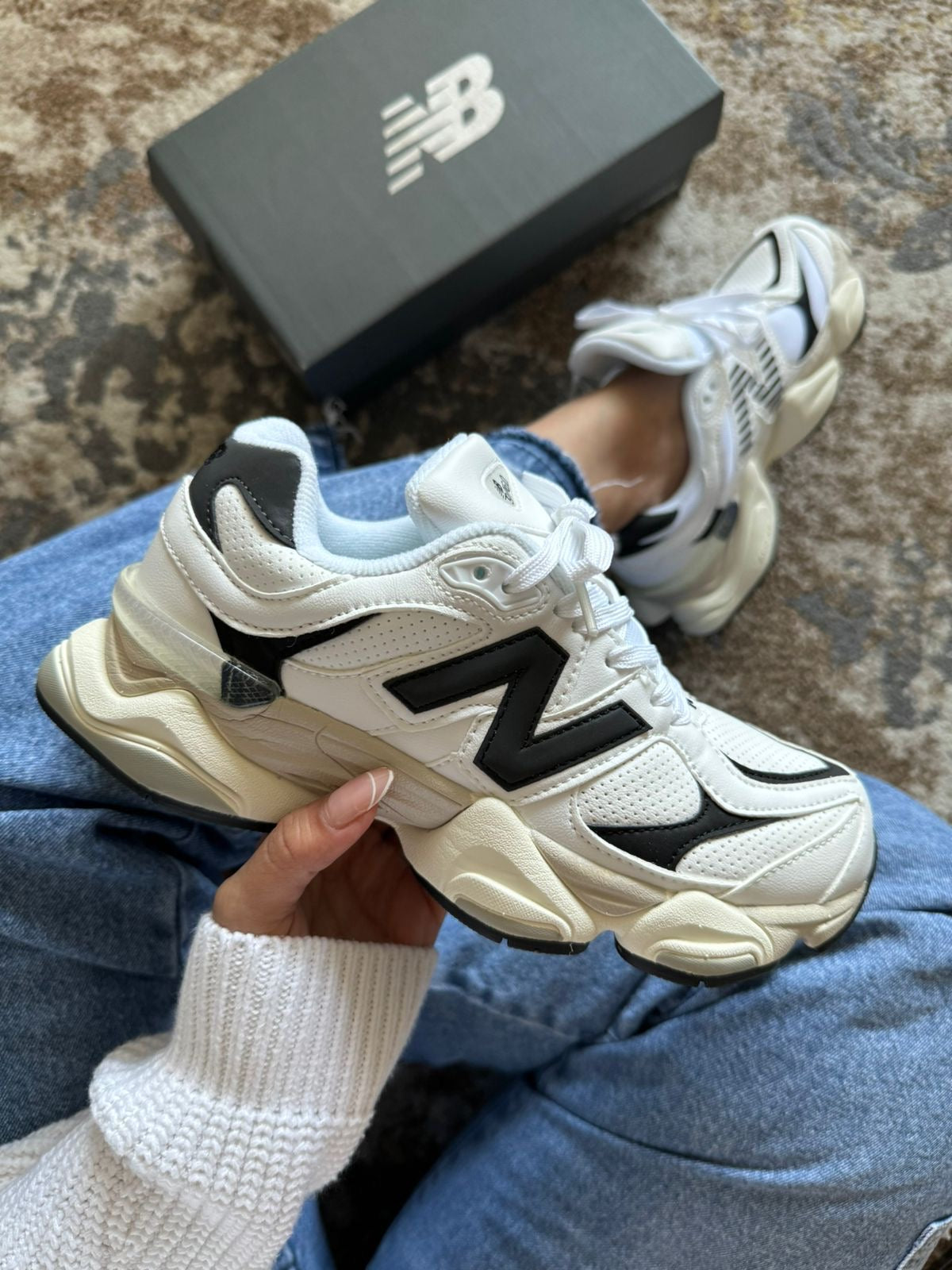 New Balance 9060 Blanco Negro