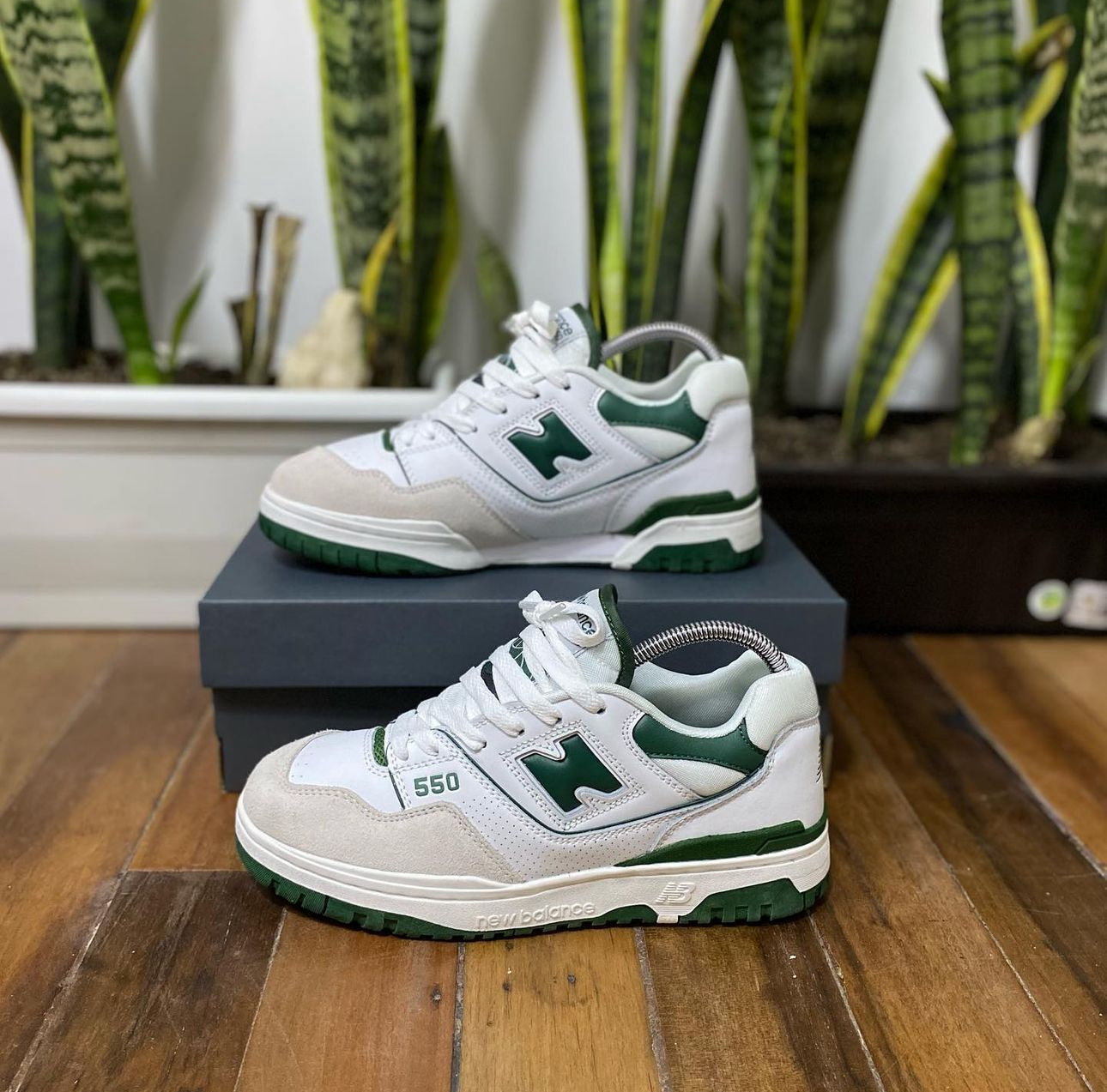 New Balance 550 Blanco Verde