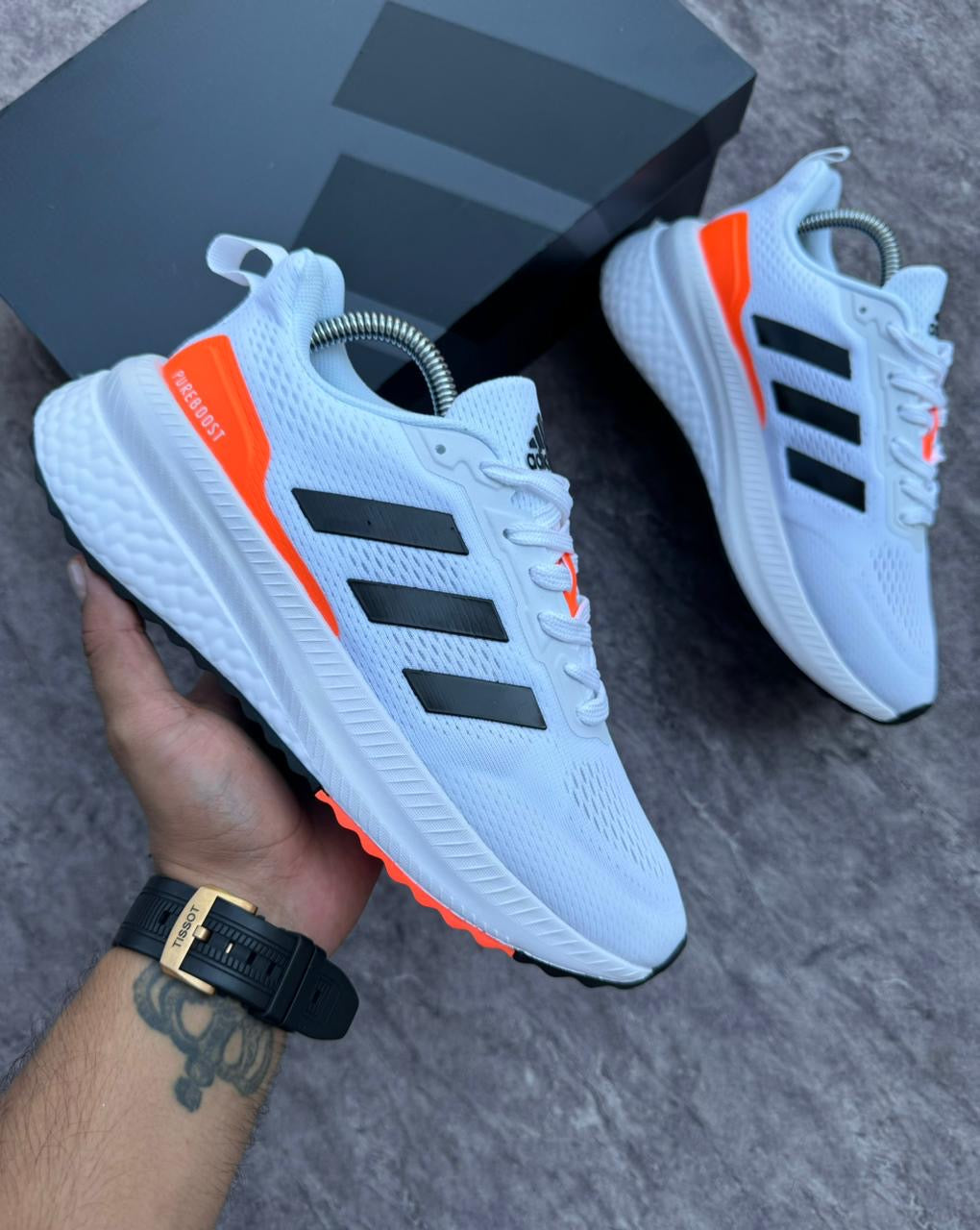 Adidas Ultraboost Blanco Naranja New