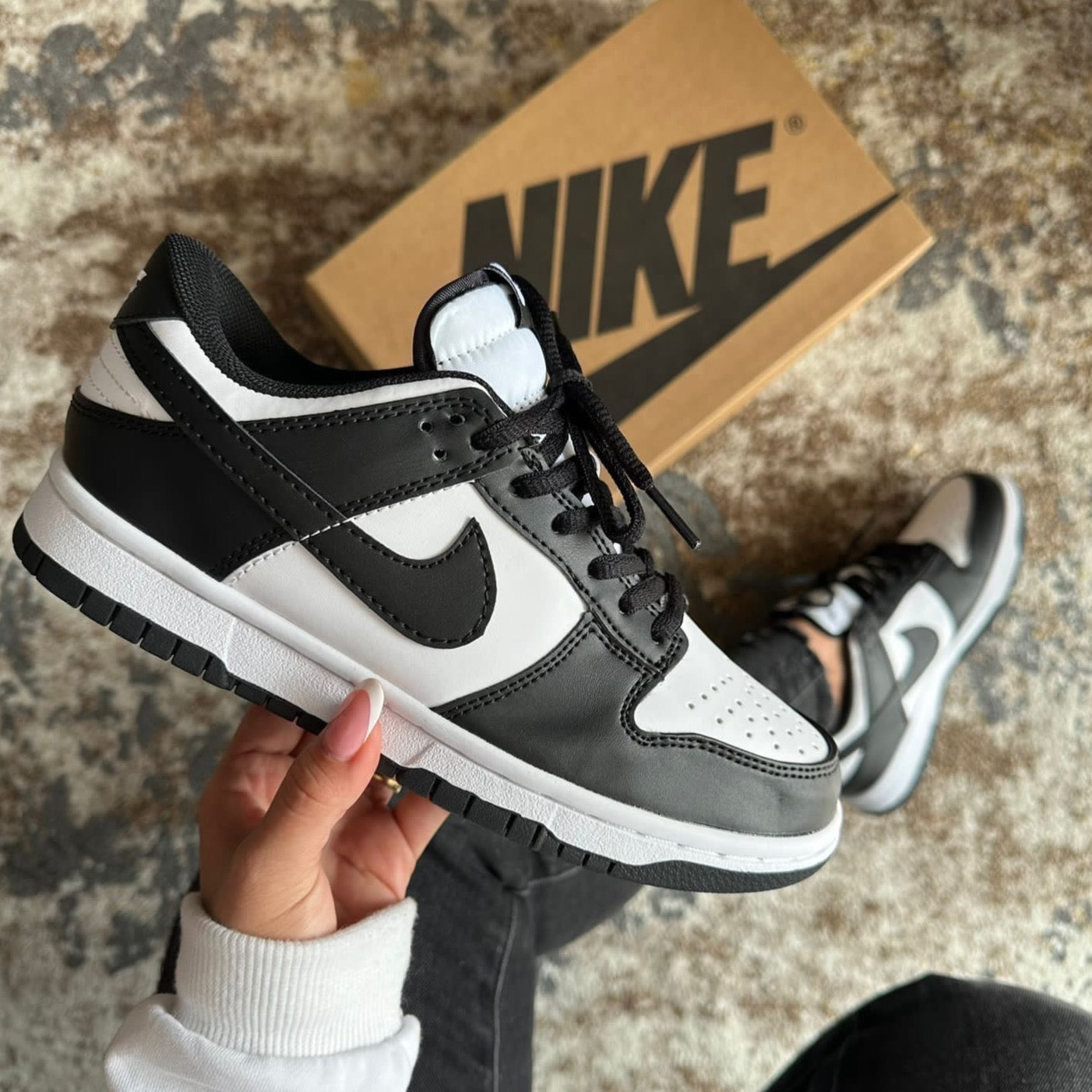 Nike SB Low Panda Blanco Negro