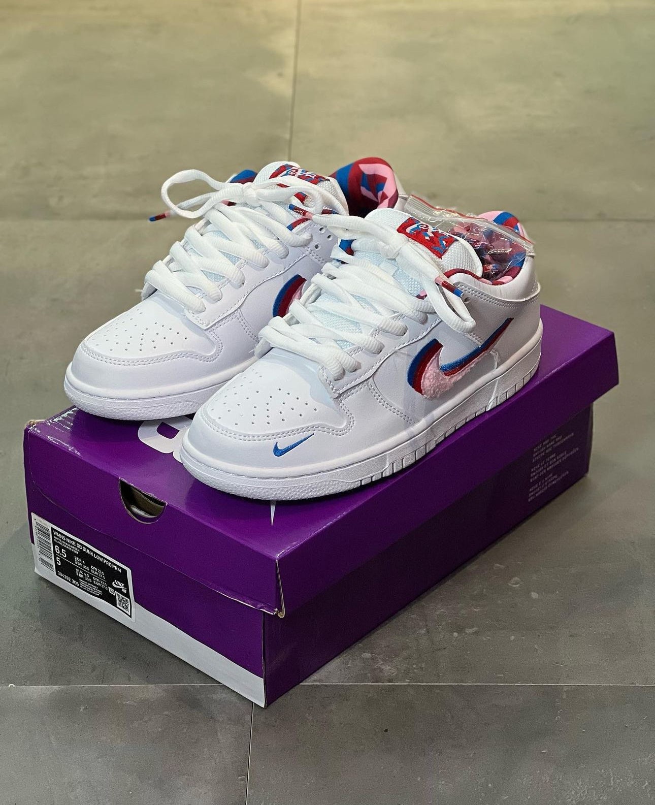 Nike SB Blanco Morado